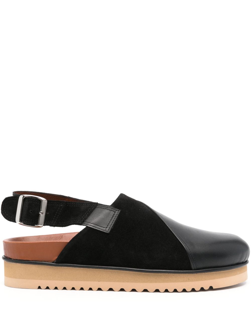 Titus leather sandals - Black