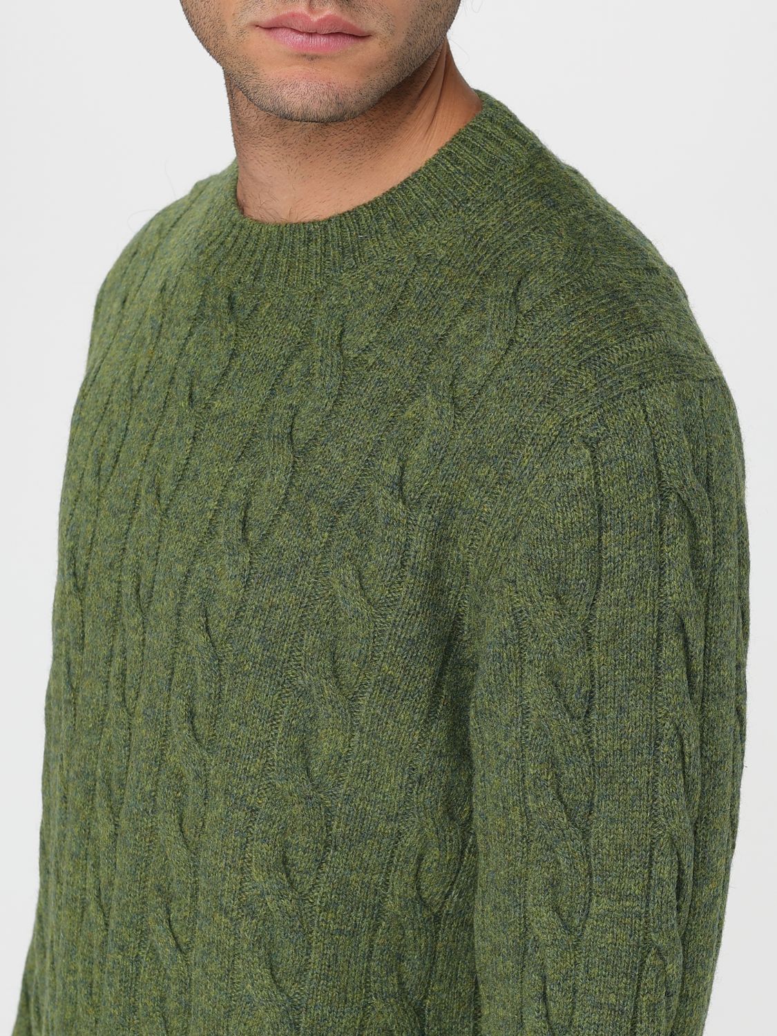 Sweater Men color Green