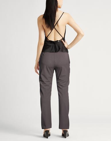 Woman Pants Chocolate brown Size 6 Virgin Wool, Polyamide, Elastane