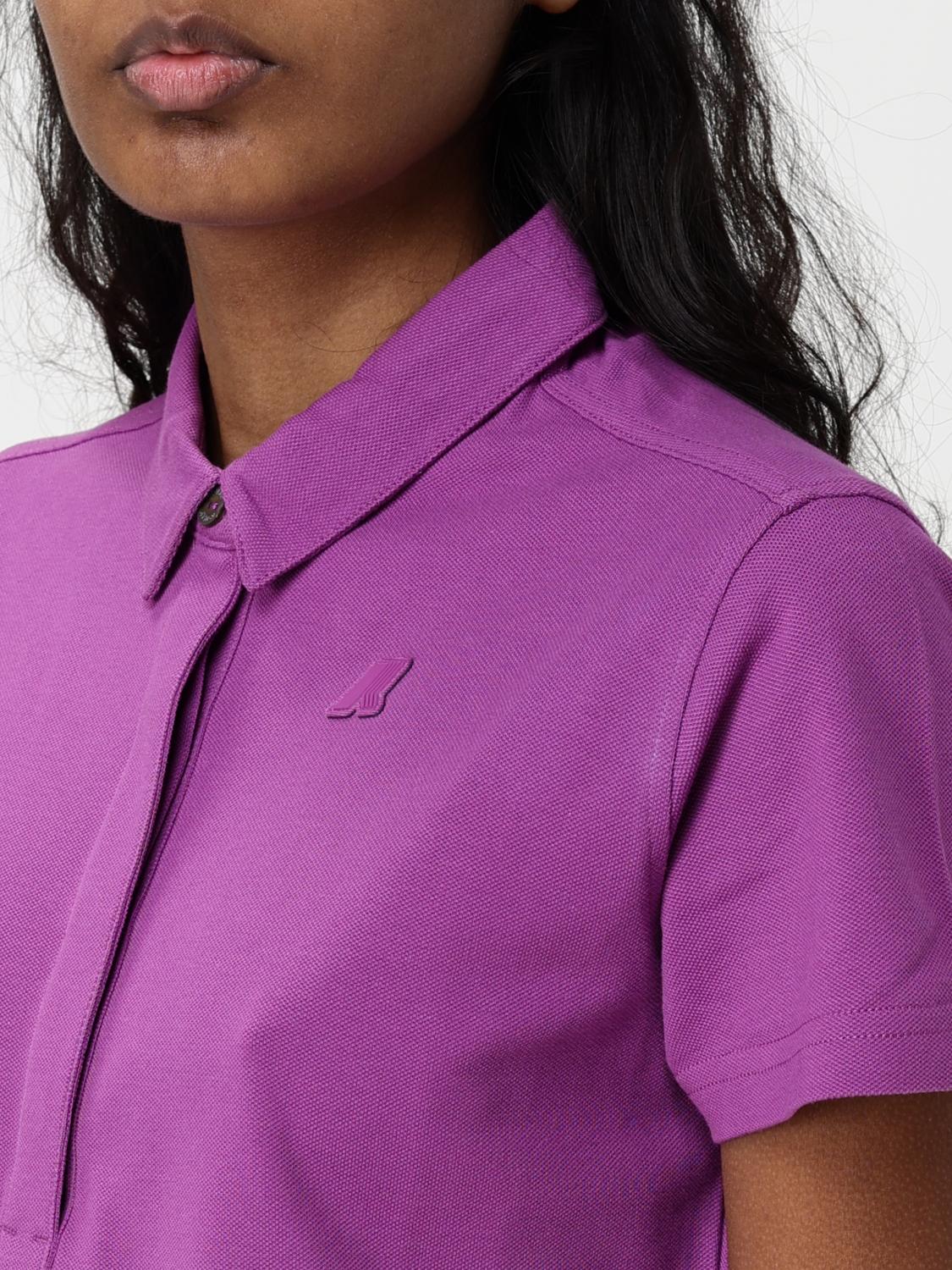 Polo Shirt K-WAY Woman color Violet