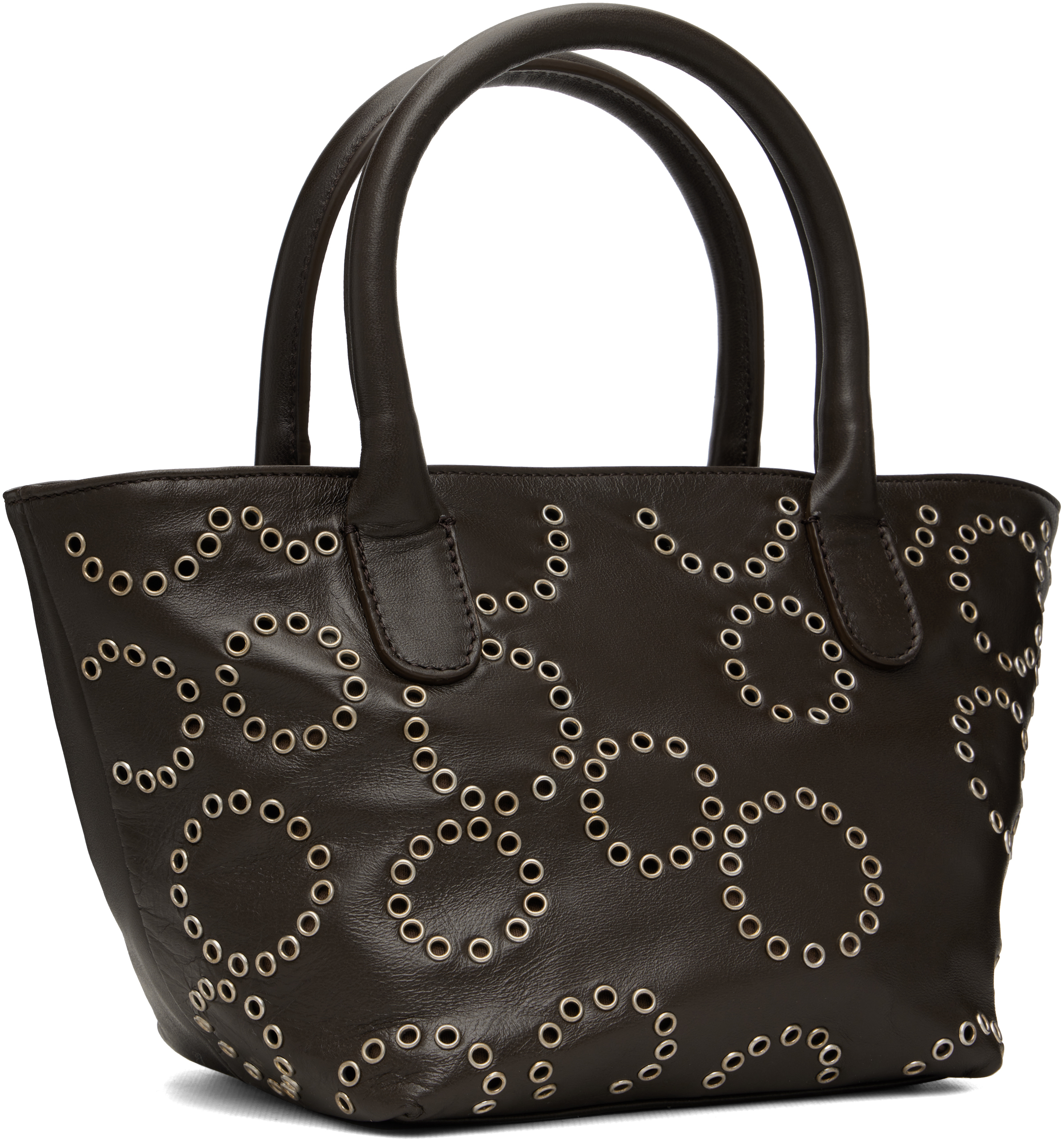 Brown Mini Capazo Bag