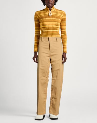 Woman Pants Marigold Size 27 Cotton, Elastane
