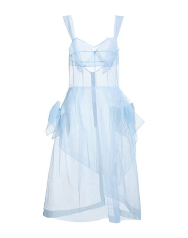 Woman Midi dress Light blue Size 0 Polyamide