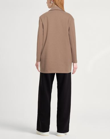 Woman Coat Camel Size 6 Polyester