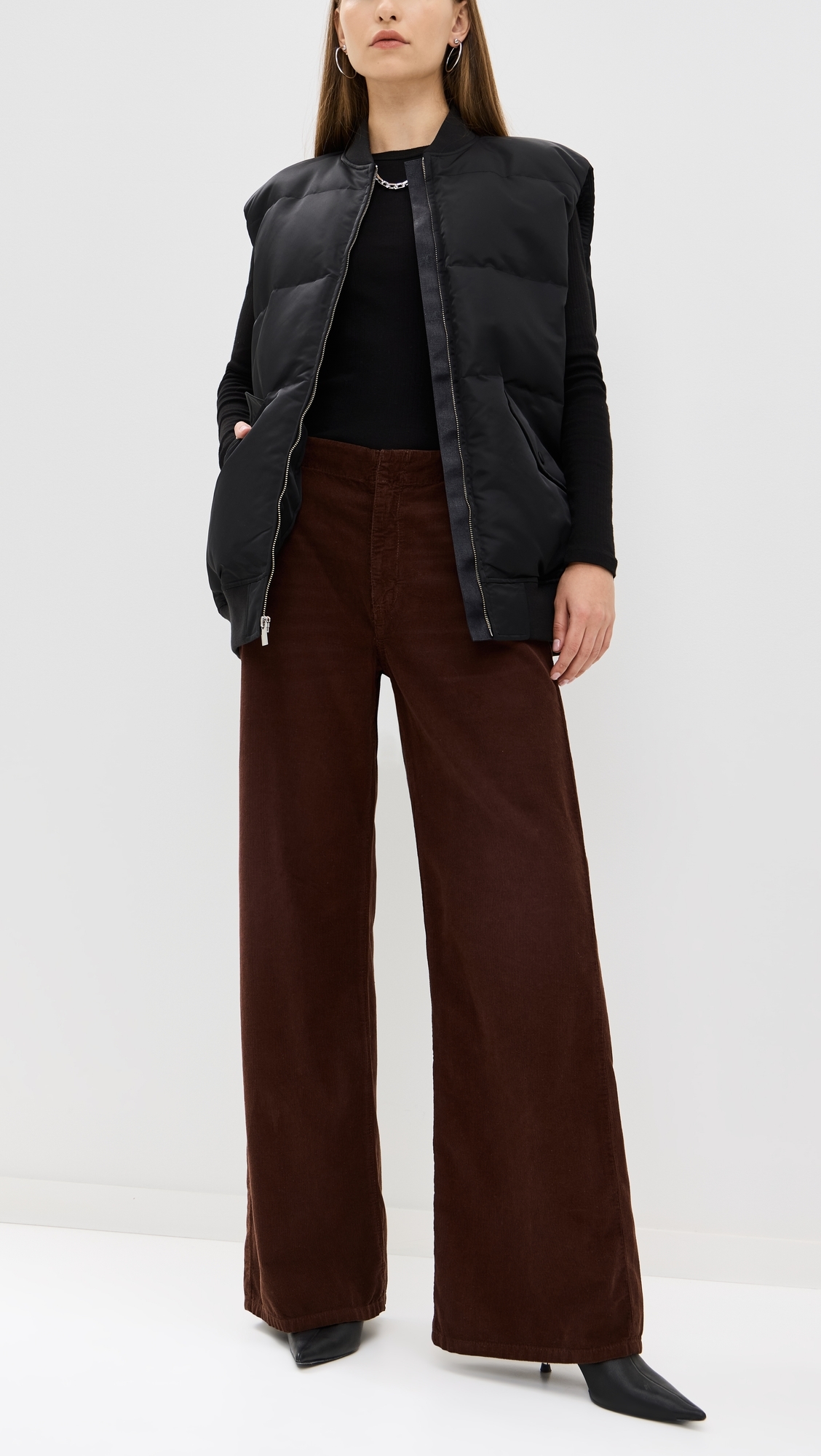 Corduroy Trousers Dark Chocolate