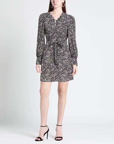 Woman Mini dress Black Size S Polyester