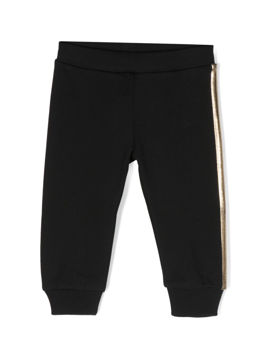Logo-print tracksuit bottoms - Black