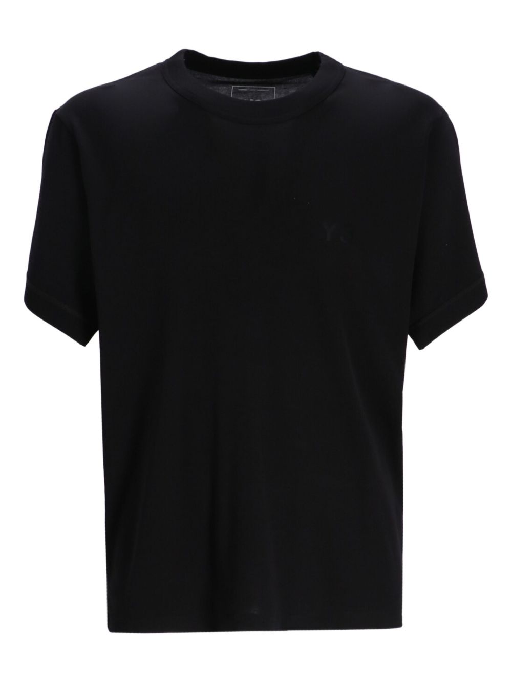 Logo Cotton T-Shirt — Black