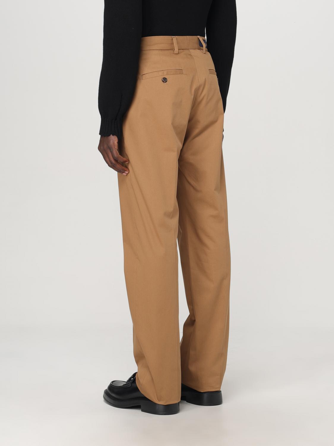 Pantaloni Chino Con Logo Lettering In Vita