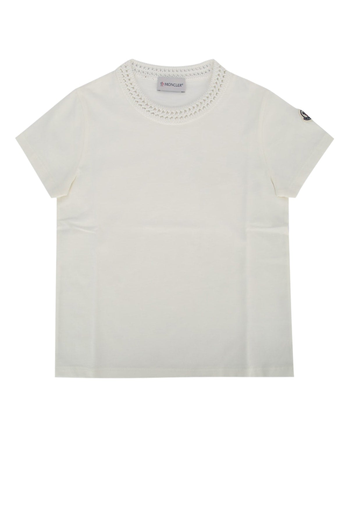 Crew-Neck Cotton T-Shirt — White