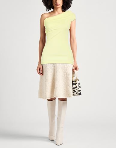 Woman Top Yellow Size XXS Cotton