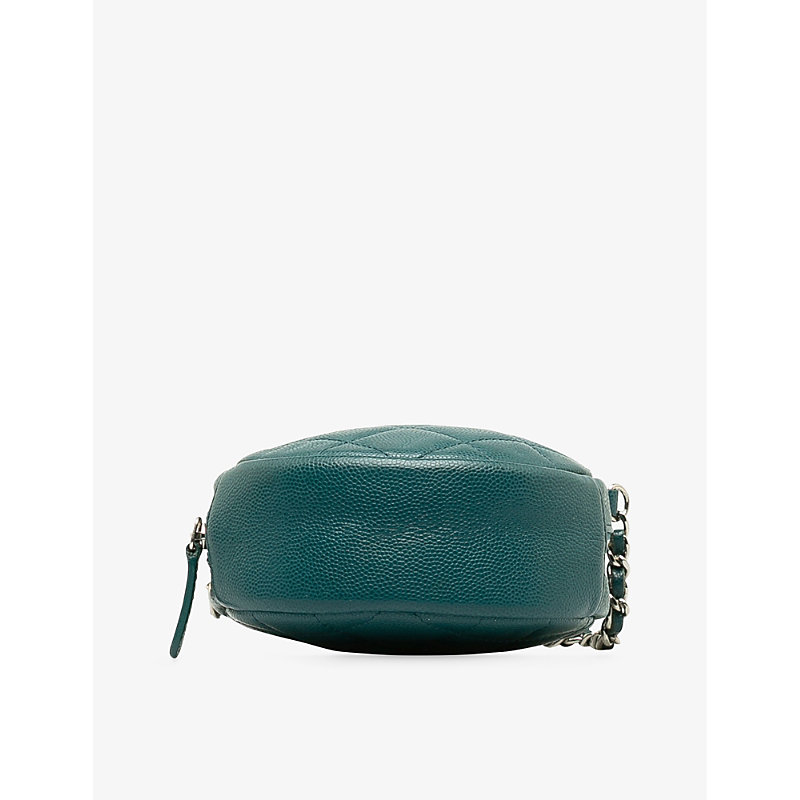 Womens Green Pre-loved Chanel Quilted Leather Cross-body bag 1SIZE