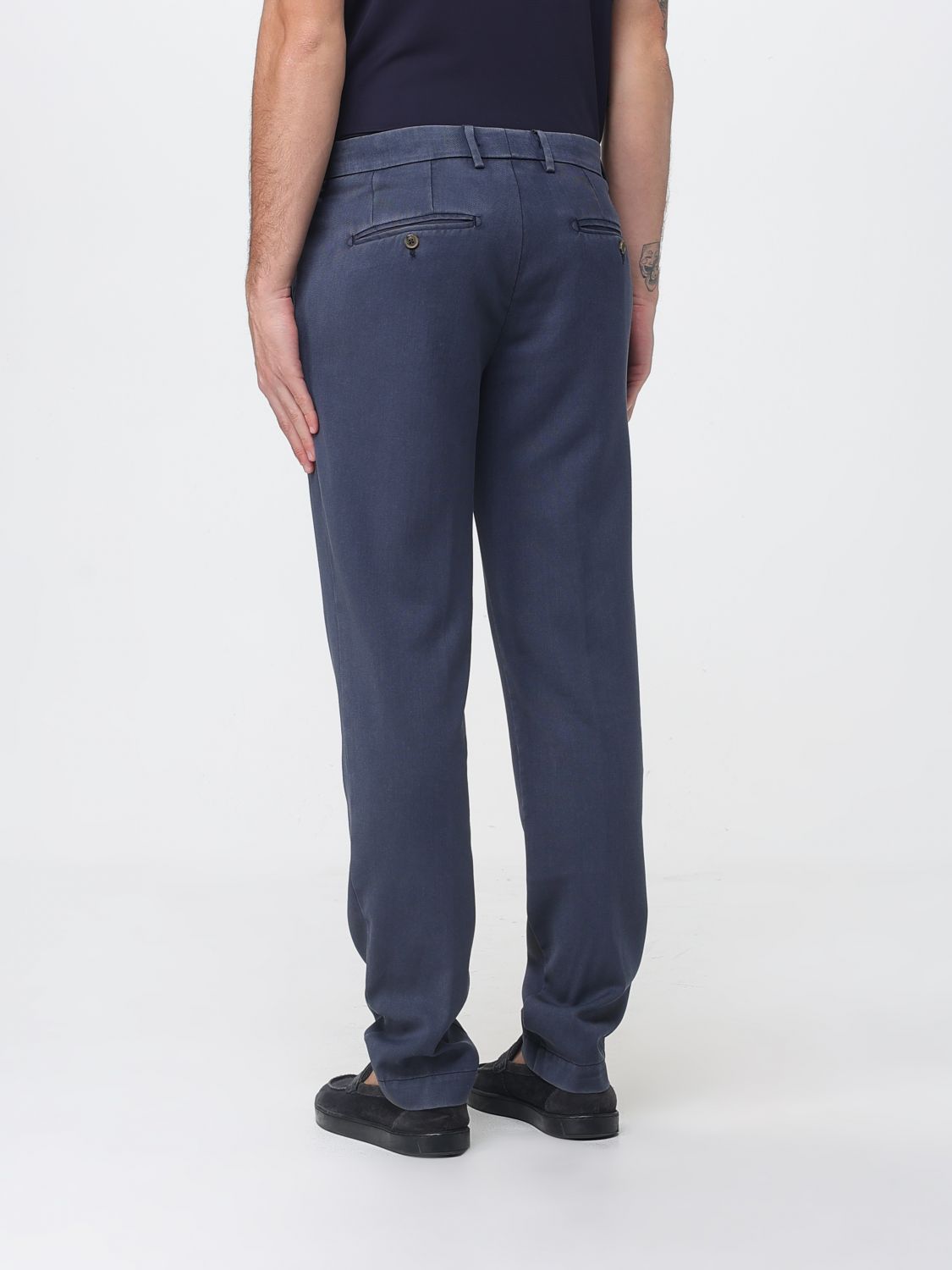 Pants Men color Blue