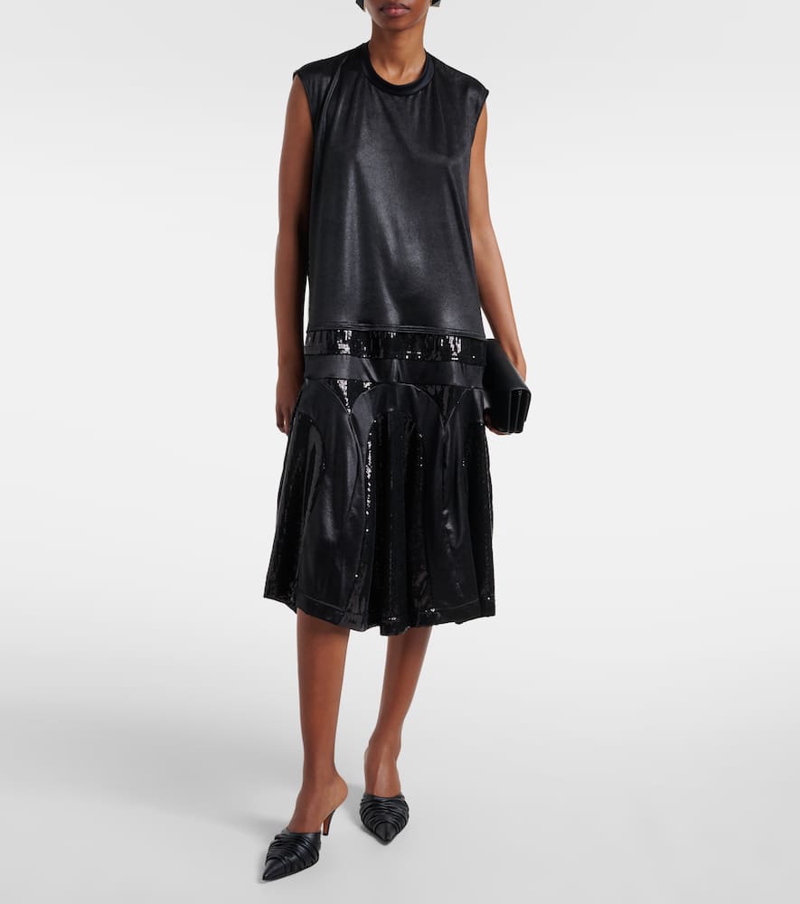Sequined midi dress