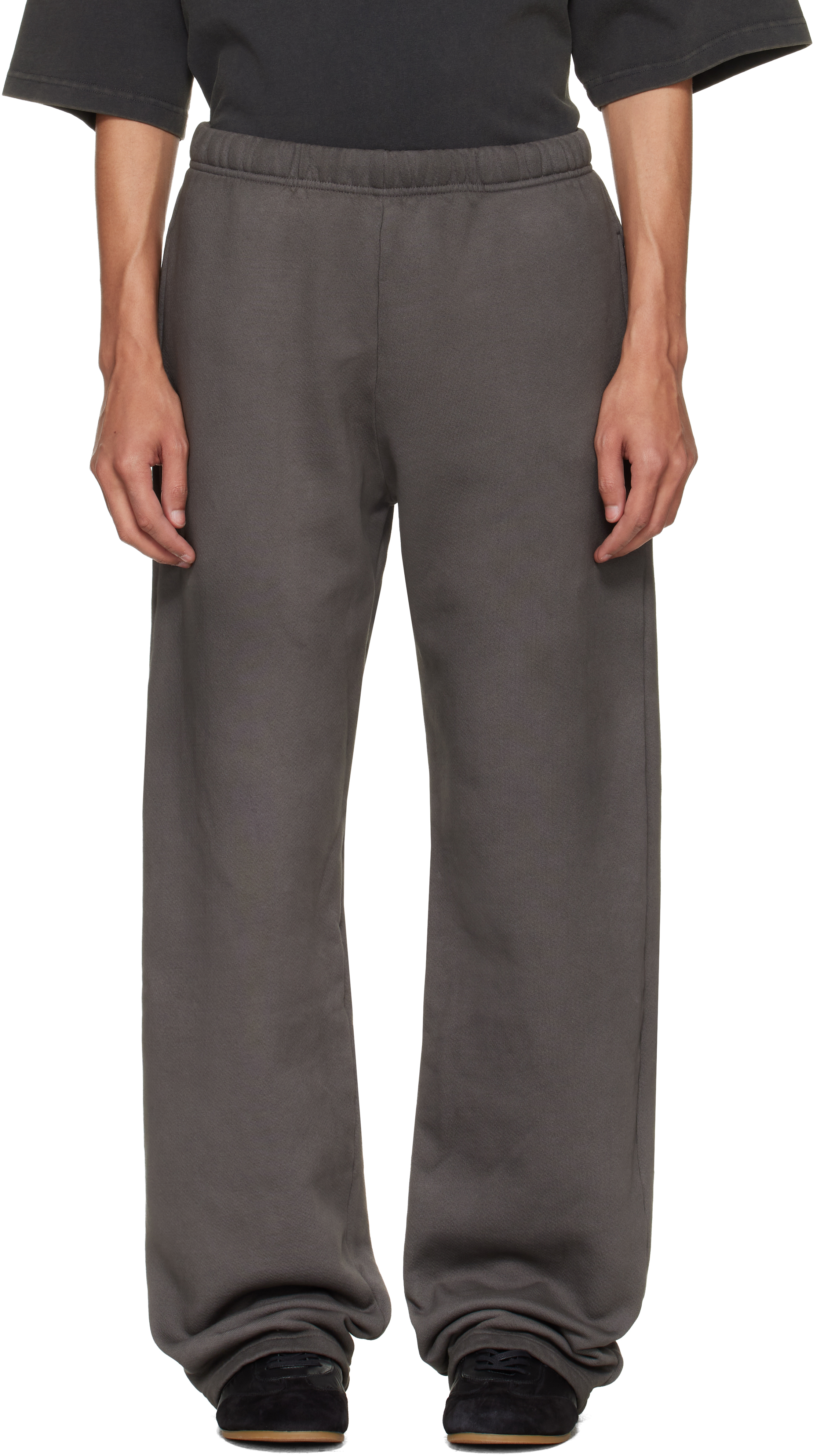 Gray Heavyweight Puddle Sweatpants