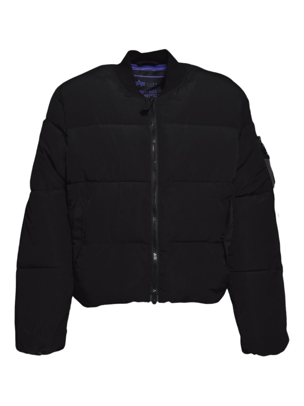 Cropped Zip Padded Jacket