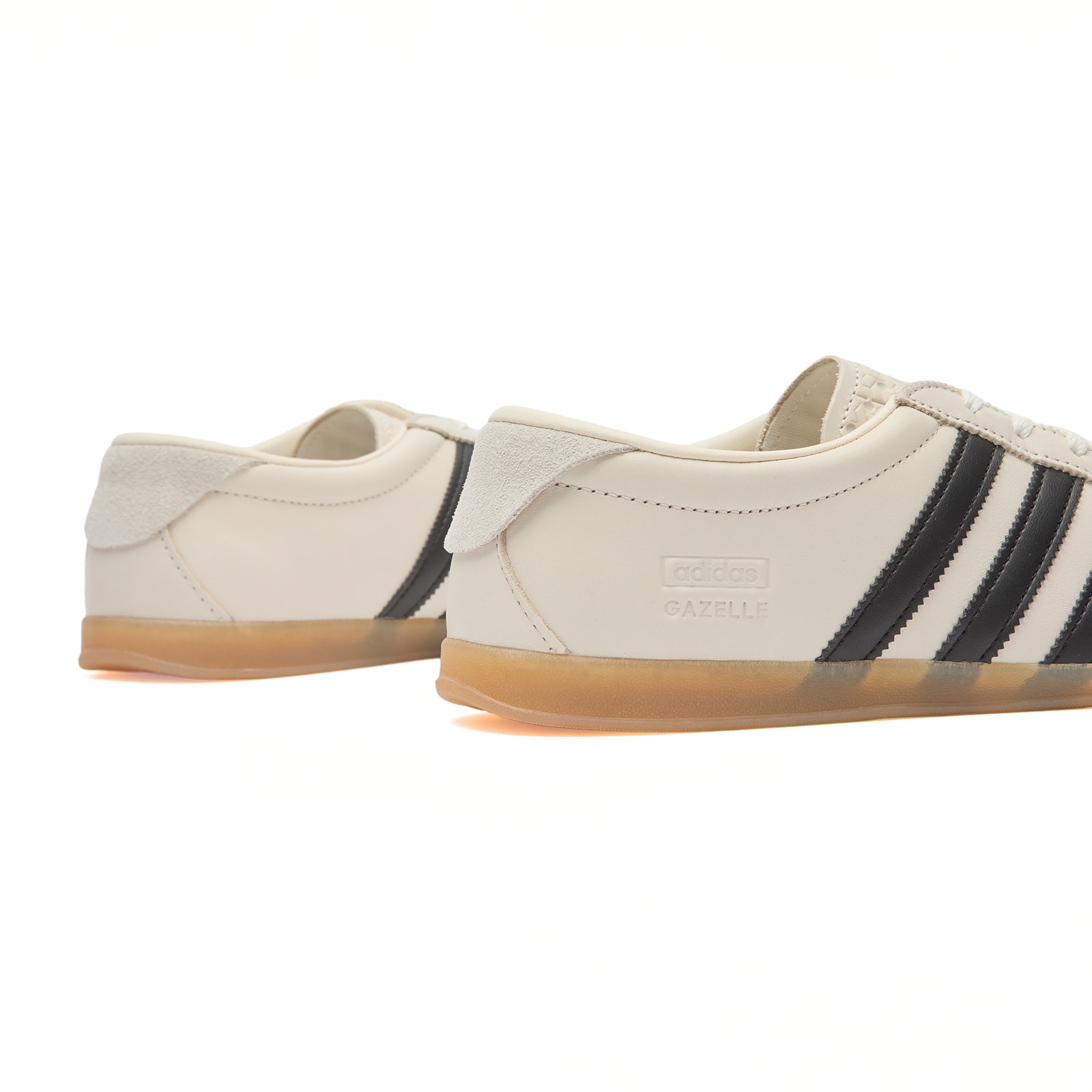 Women's Gazelle Lo Pro Sneakers in Chalk White/Core Black/Gum