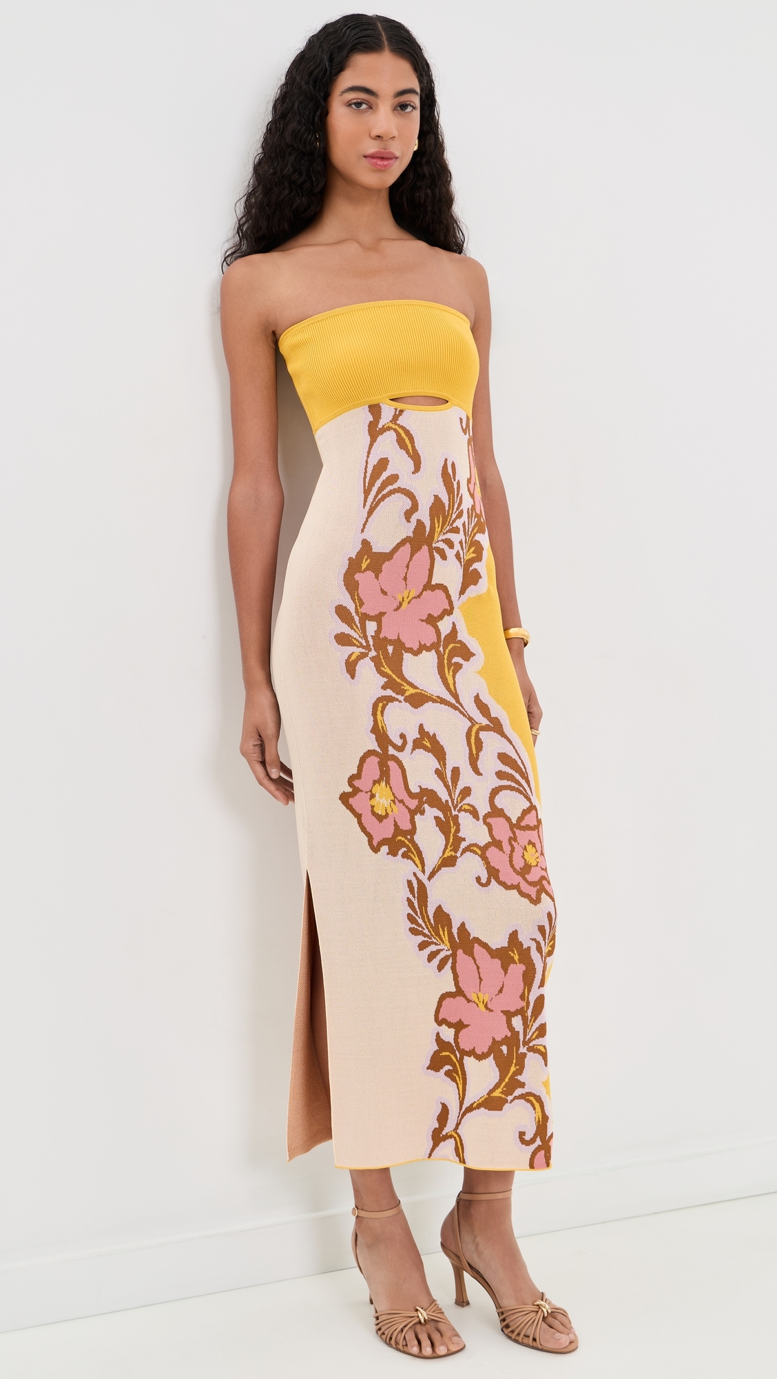 Fletcher Dress Plumeria Wave Knit