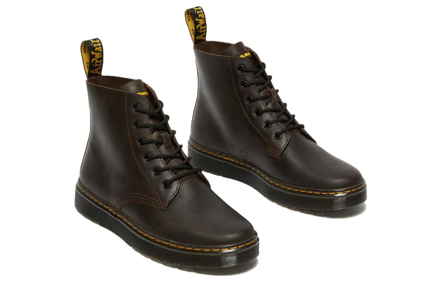 Thurston Crazy Horse Leather Chukka Boots 'Dark Brown'