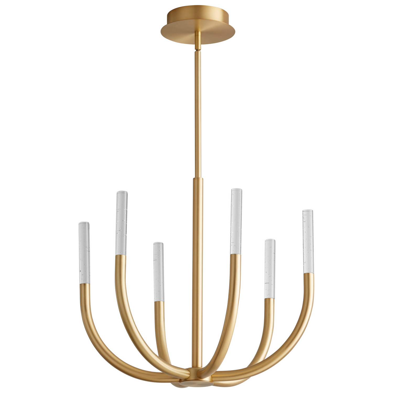 Aged Brass LED Ceiling Mount from the Presto! Collection