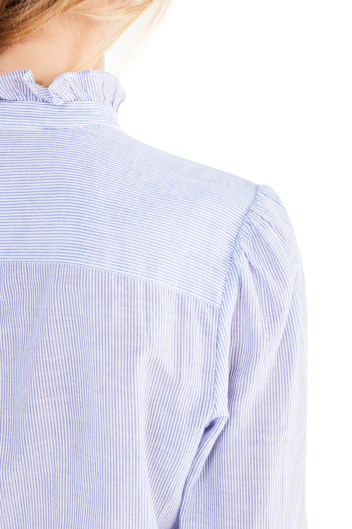 Cotton striped Nicolas blouse