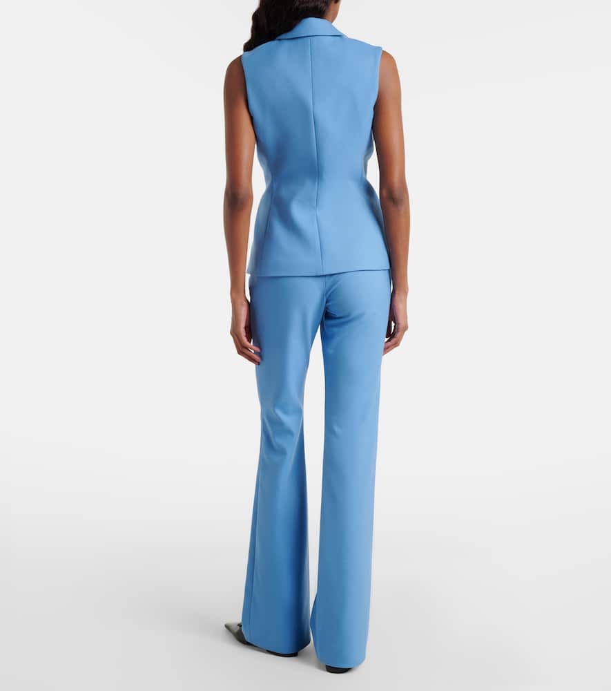 Melvin twill flared pants