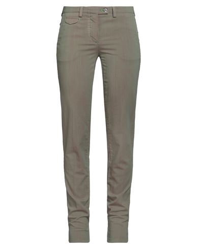 Woman Pants Green Size 12 Wool, Lycra