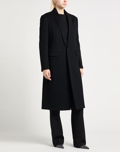 Woman Coat Black Size 4 Wool
