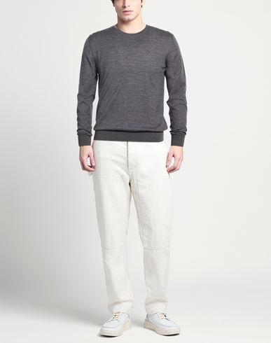 Man Sweater Grey Size 44 Merino Wool