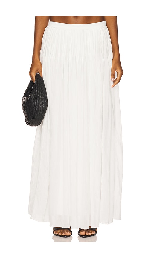 Tularosa Noor Maxi Skirt in White.  XS. Also in L, M, S
