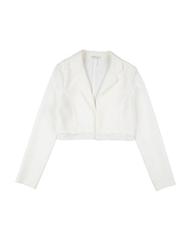 Kid Girl Jacket Ivory Size 15 Polyester, Elastane, Polyamide