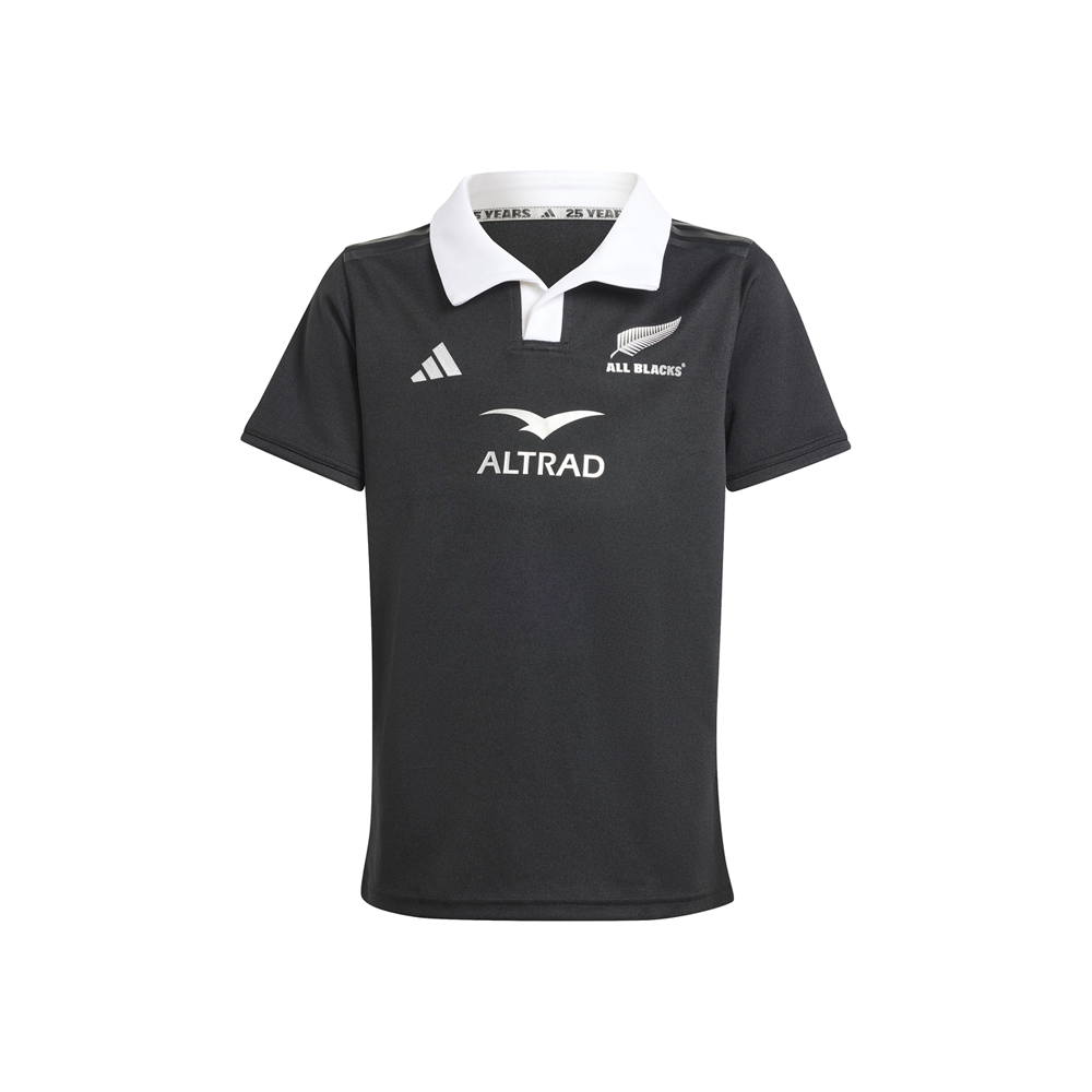 All Blacks Rugby Collared Short Sleeve Jersey (Youth)