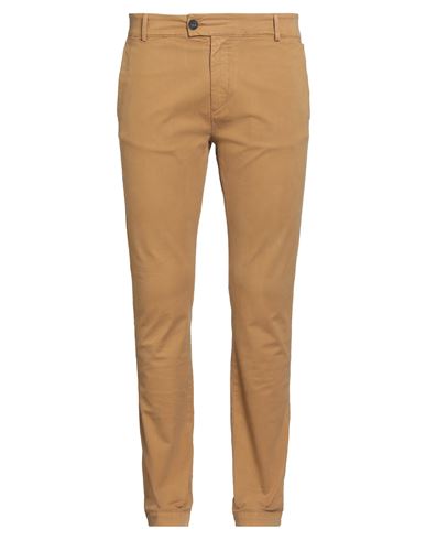 Man Pants Camel Size 28 Cotton, Elastane