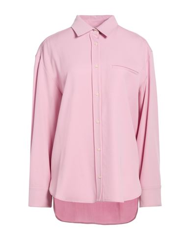 Woman Shirt Light pink Size 2 Virgin Wool