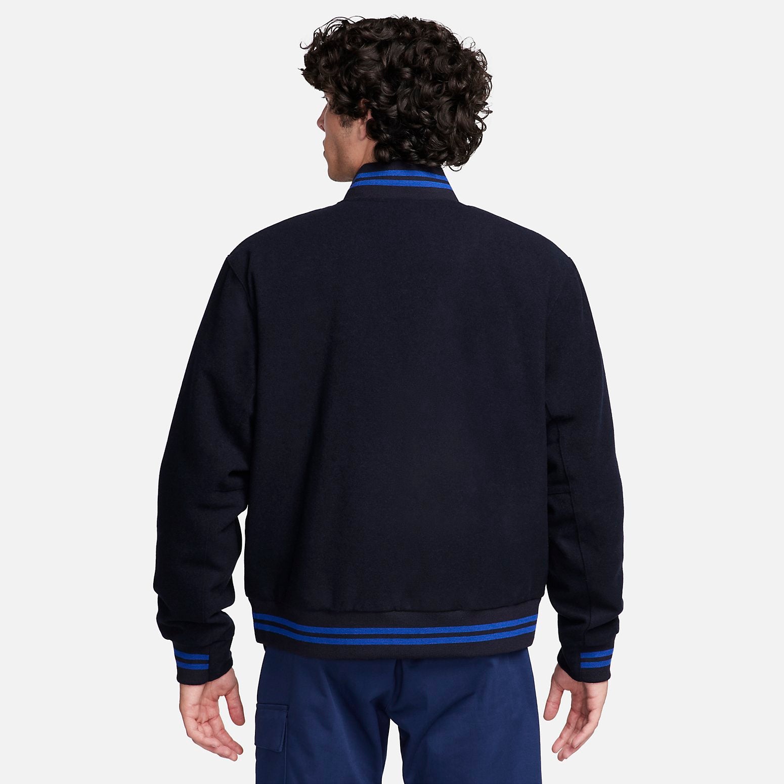 Chelsea FC Football Varsity Jacket 'Black'