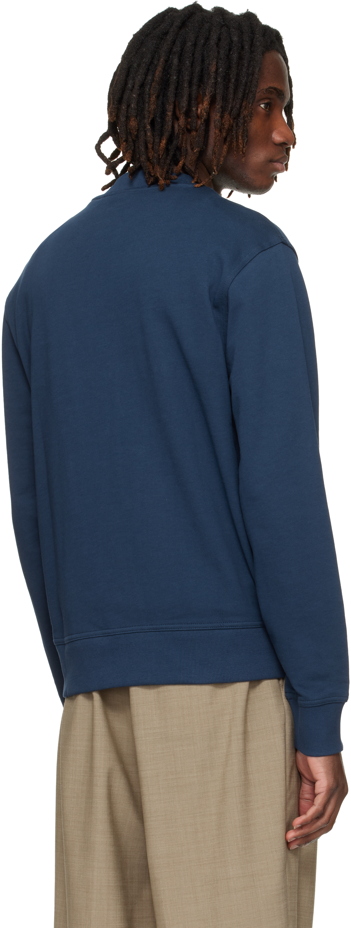 Navy Chest Logo Sweatshirt