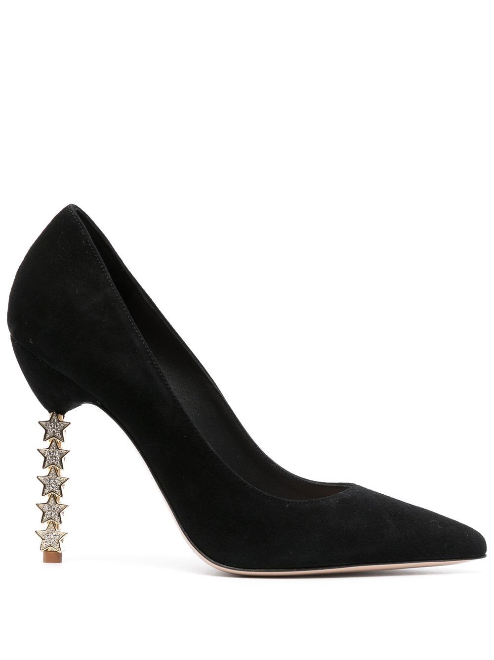 Jasmine 110mm suede pumps - Black