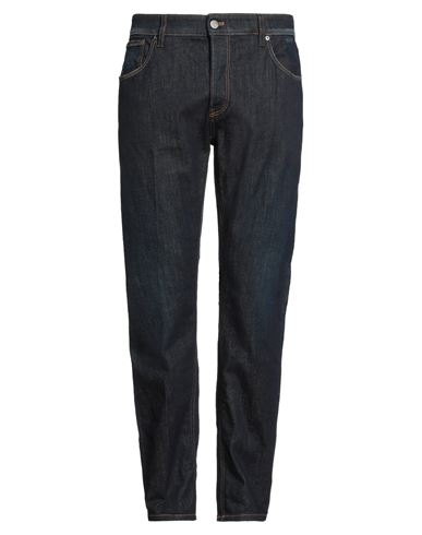 Man Jeans Blue Size 31 Cotton, Elastane