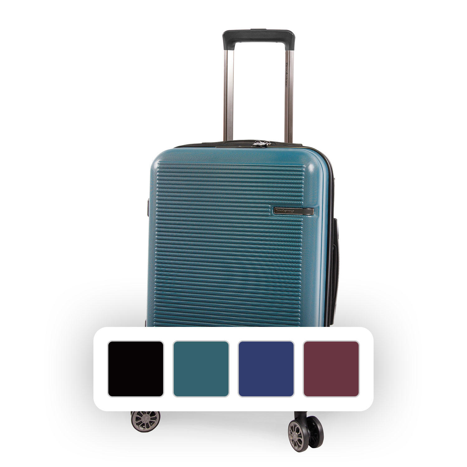 Nelson 21' Carry On Hardside Spinner Luggage - Dark Teal:- Dark Teal