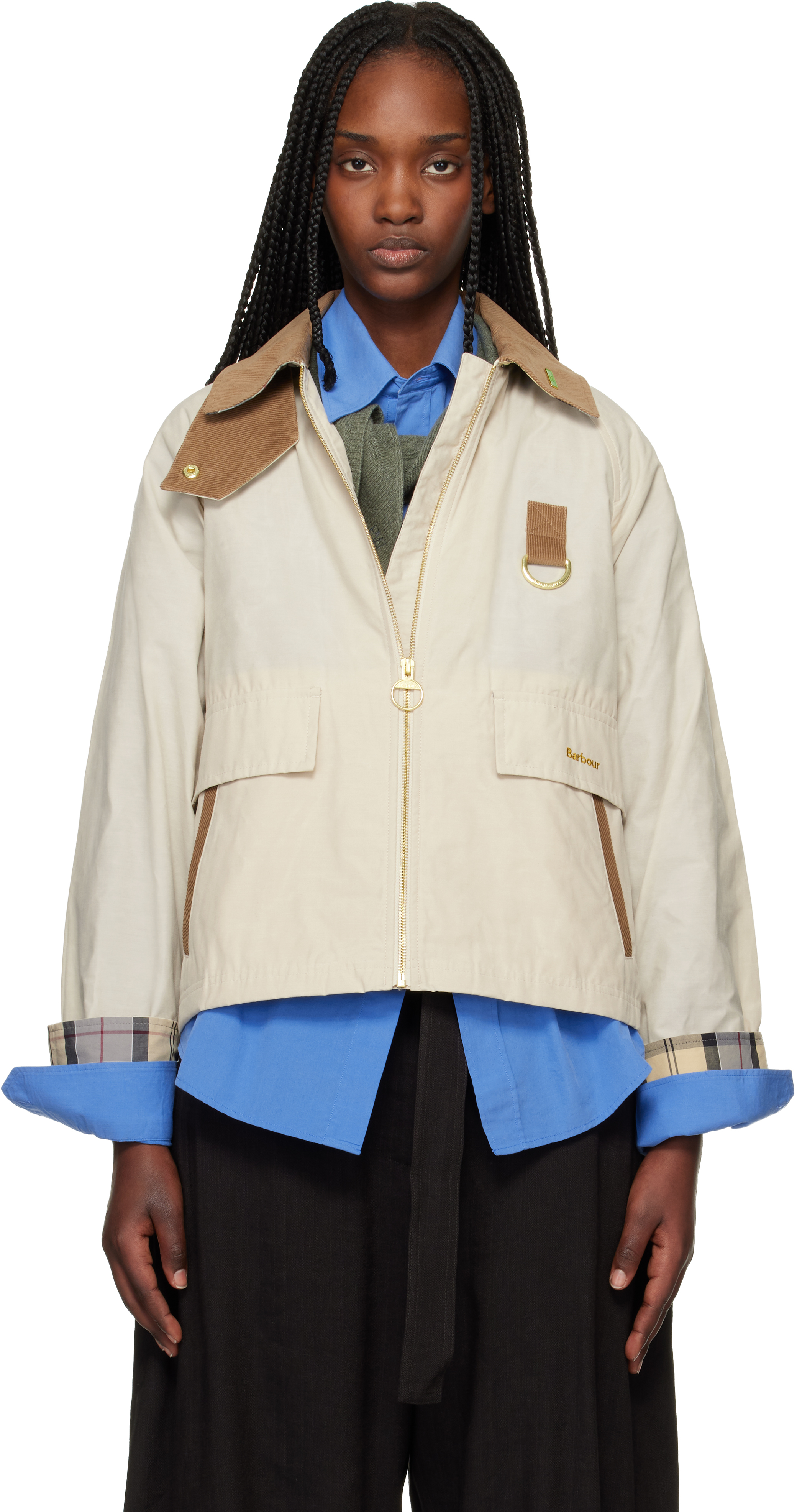 Beige Icons Spey Showerproof Jacket