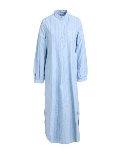 Woman Maxi dress Light blue Size S Cotton