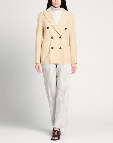 By Slowear Woman Blazer Beige Size 2 Cotton, Elastane