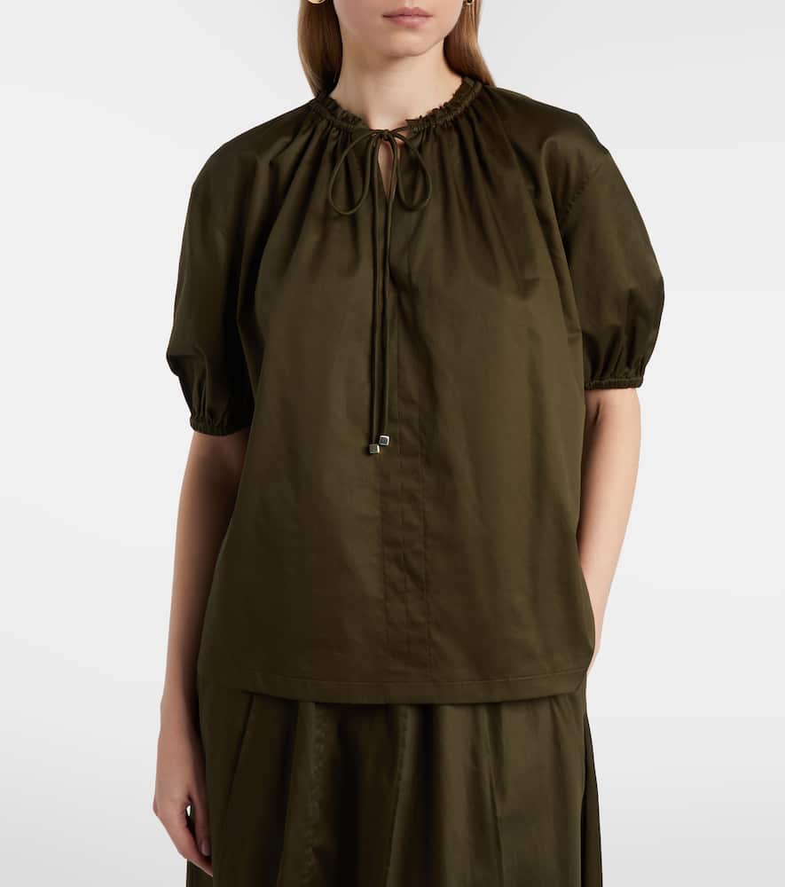 Nador cotton poplin blouse