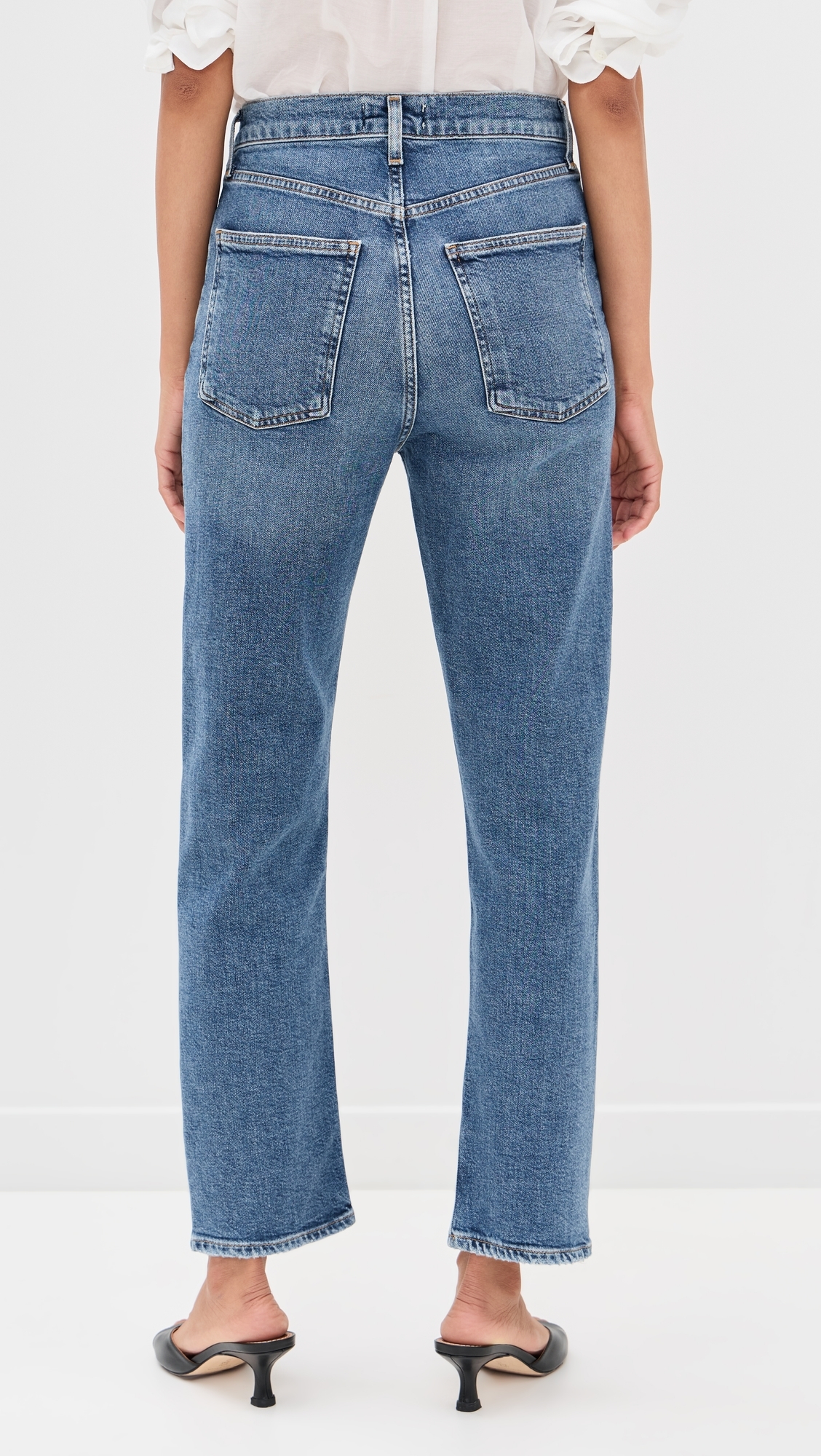 90's Pinch Waist Jeans Overcast