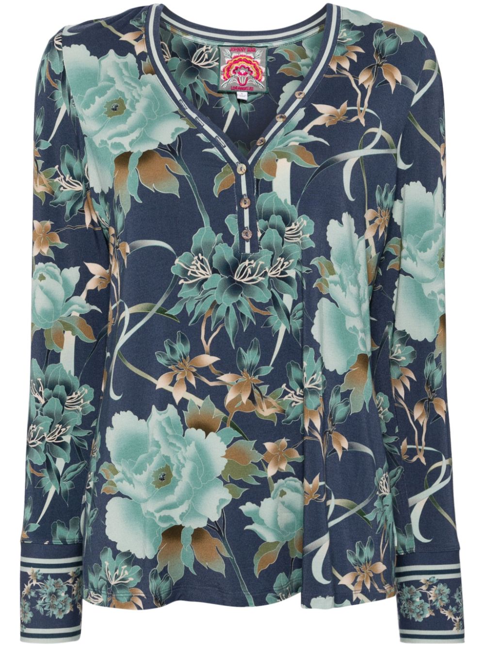 The Janie Favorite Henley - Blue