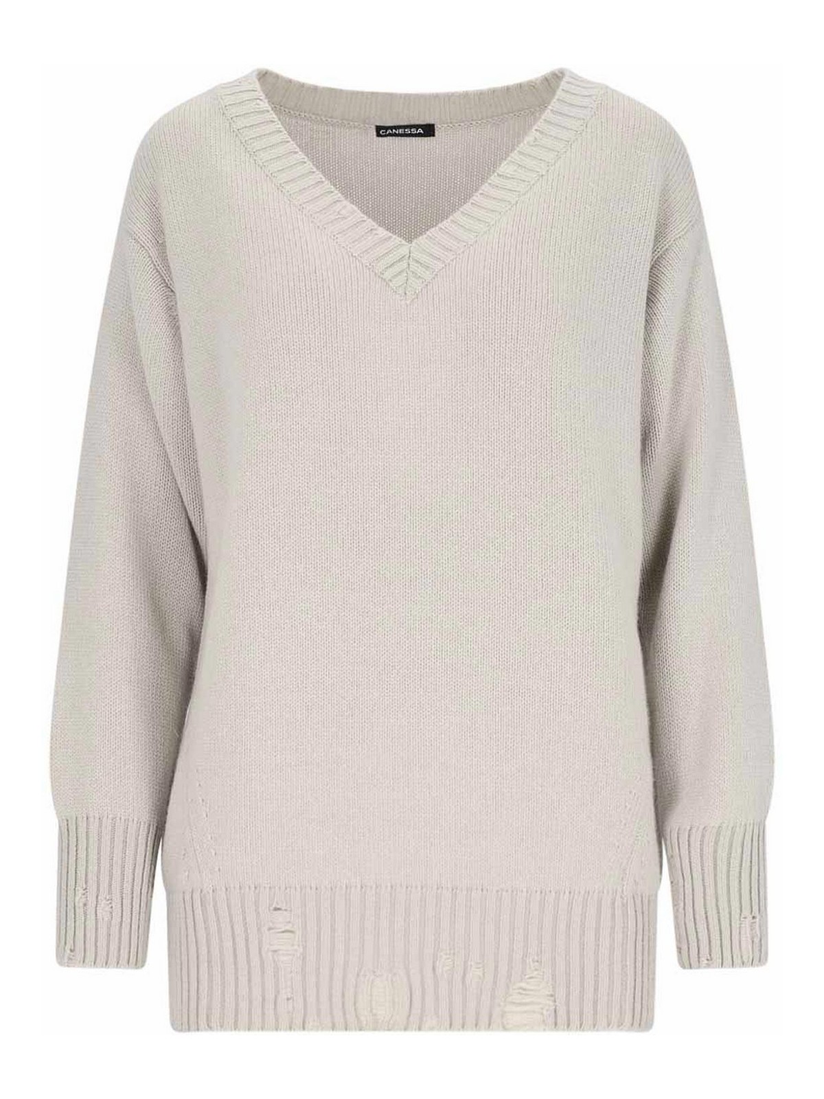 Destroyed Detail Sweater