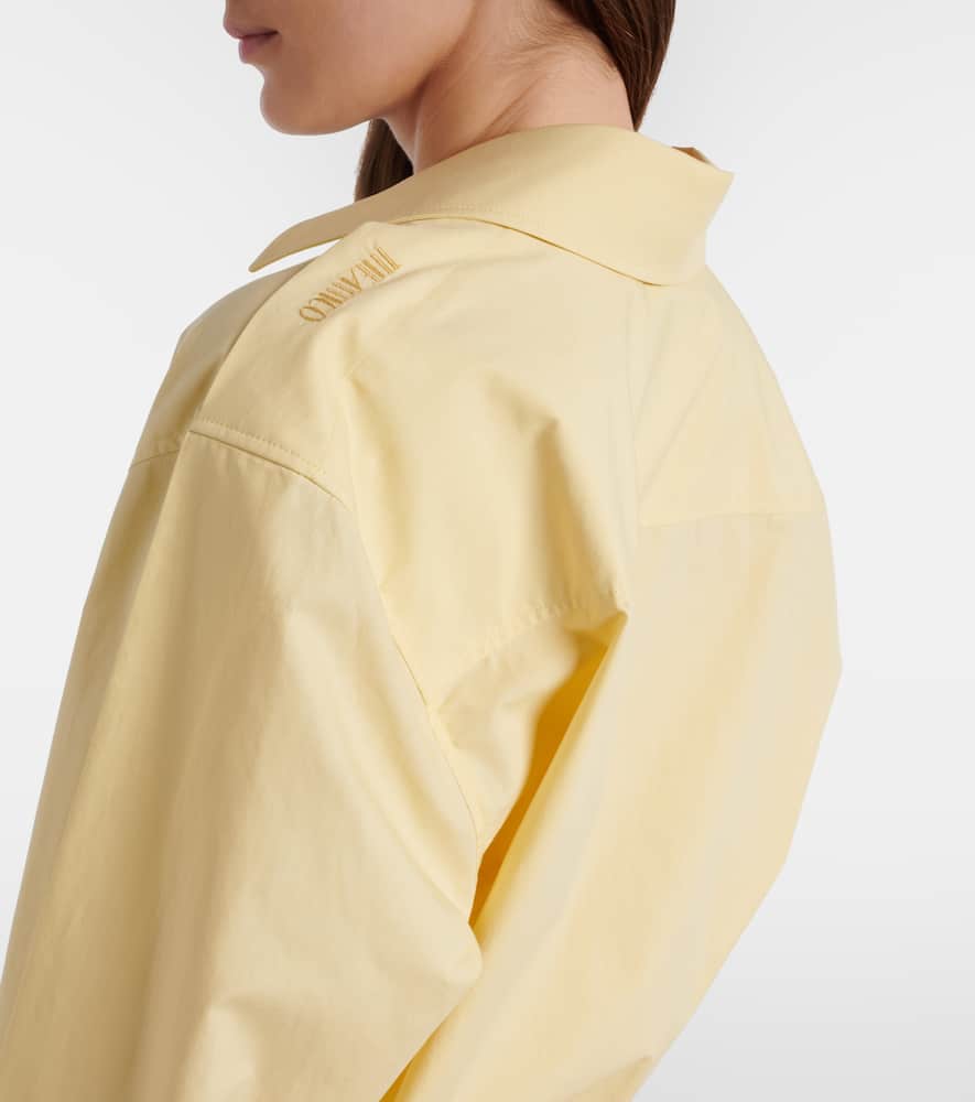 Cotton shirt dress
