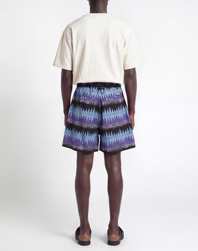 Man Shorts & Bermuda Shorts Purple Size L Cotton