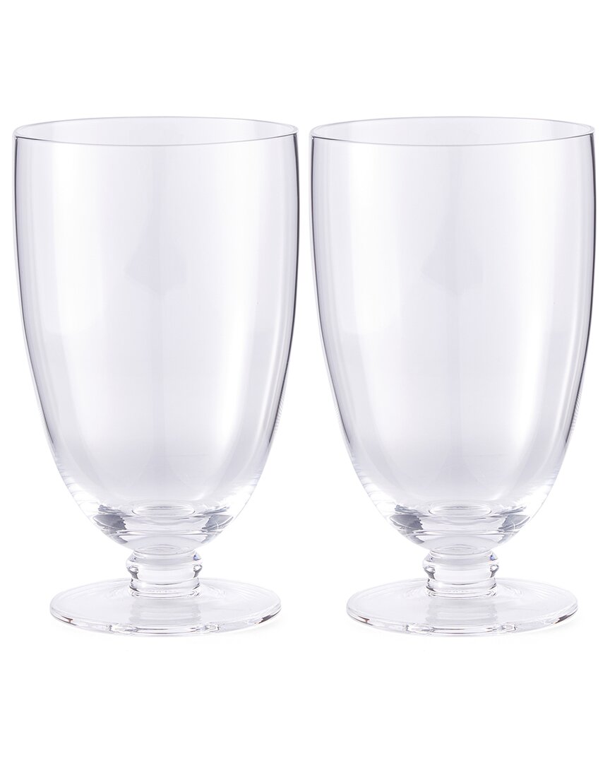 Set of 2 Kit Kemp Glassware Flow Tumblers