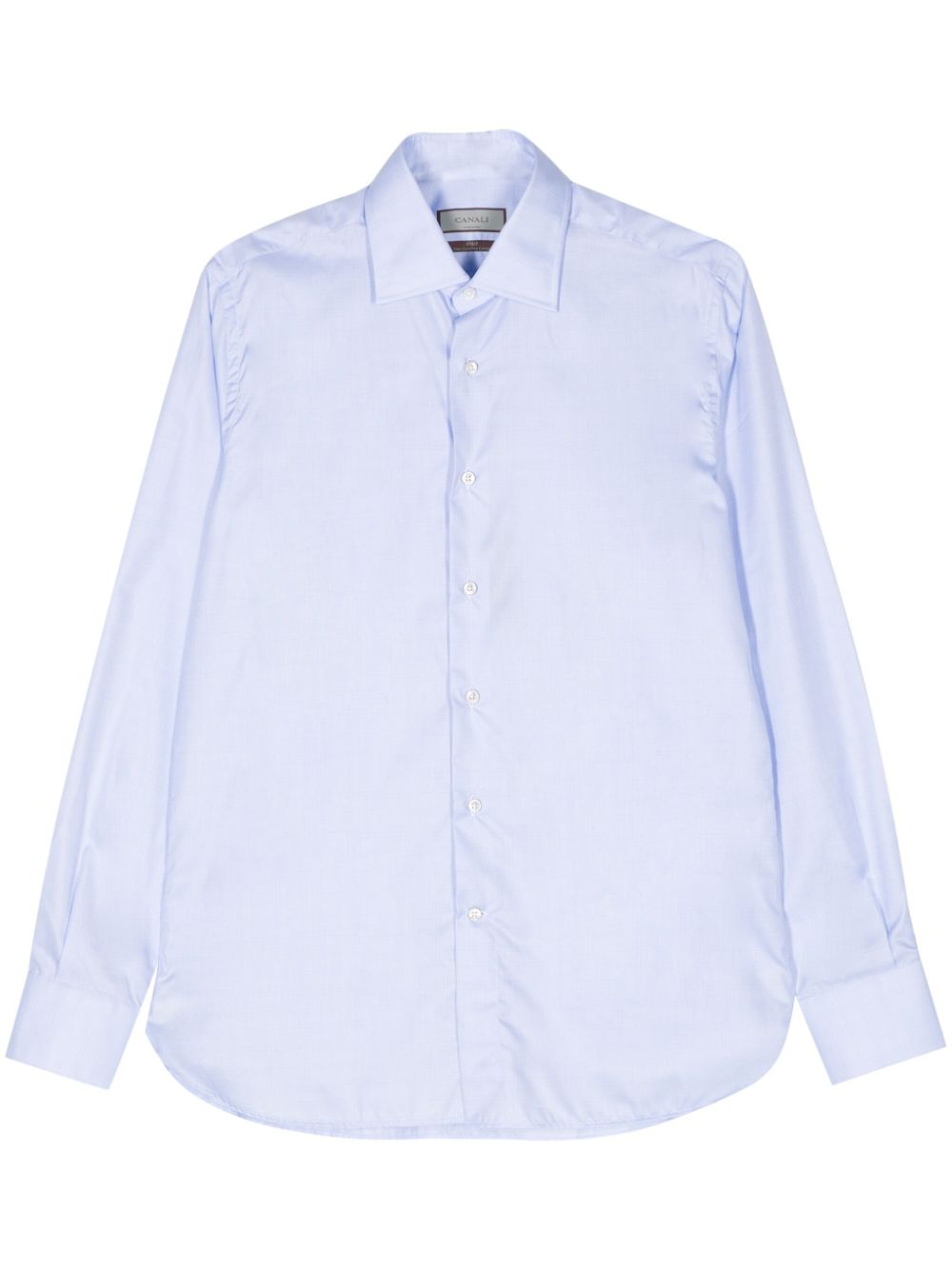 Check-pattern cotton shirt - Blue